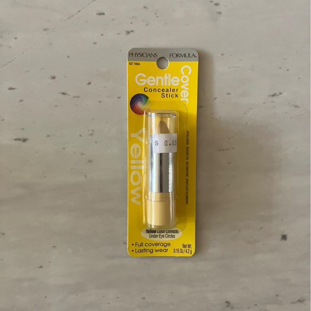 Physicians Formula Gentle Cover Concealer Stick #PF837 Yellow 837 Corrector